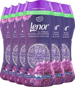 Lenor Amethist En Bloemen - In-Wash Geurbooster - Voordeelverpakking 6 X 16 Wasbeurten