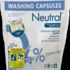Neutral Wascapsules 12 Stuks Witte Was | Wasmiddel | 12 Capsules | 0% Parfum