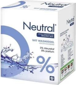 Neutral 0% Wit Parfumvrij Waspoeder - 45 Wasbeurten - Wasmiddel 33 Neutral 0% Wit Parfumvrij Waspoeder - 45 Wasbeurten - Wasmiddel -Wasbenodigdheden Winkel 1073x1200