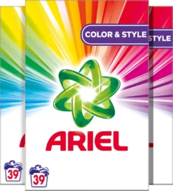 Ariel Color Waspoeder - 3 X 39 Wasbeurten - Voordeelverpakking