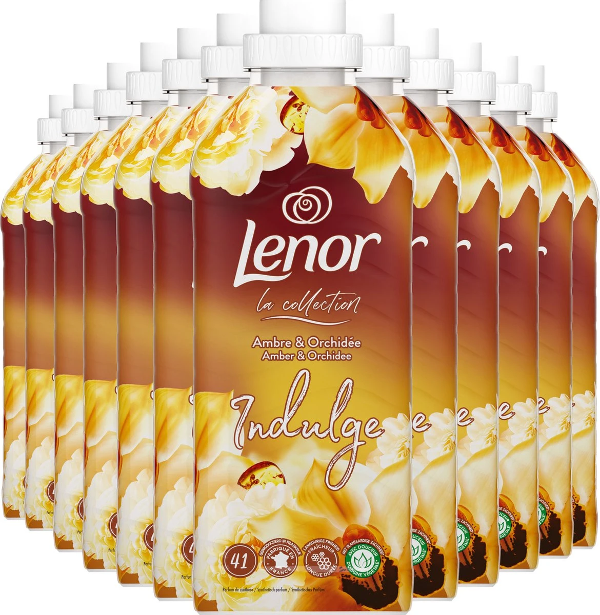 Lenor - Amber & Orchidee - Wasverzachter - 12 X 41 Wasbeurten Voordeelverpakking 1 Lenor - Amber & Orchidee - Wasverzachter - 12 X 41 Wasbeurten Voordeelverpakking