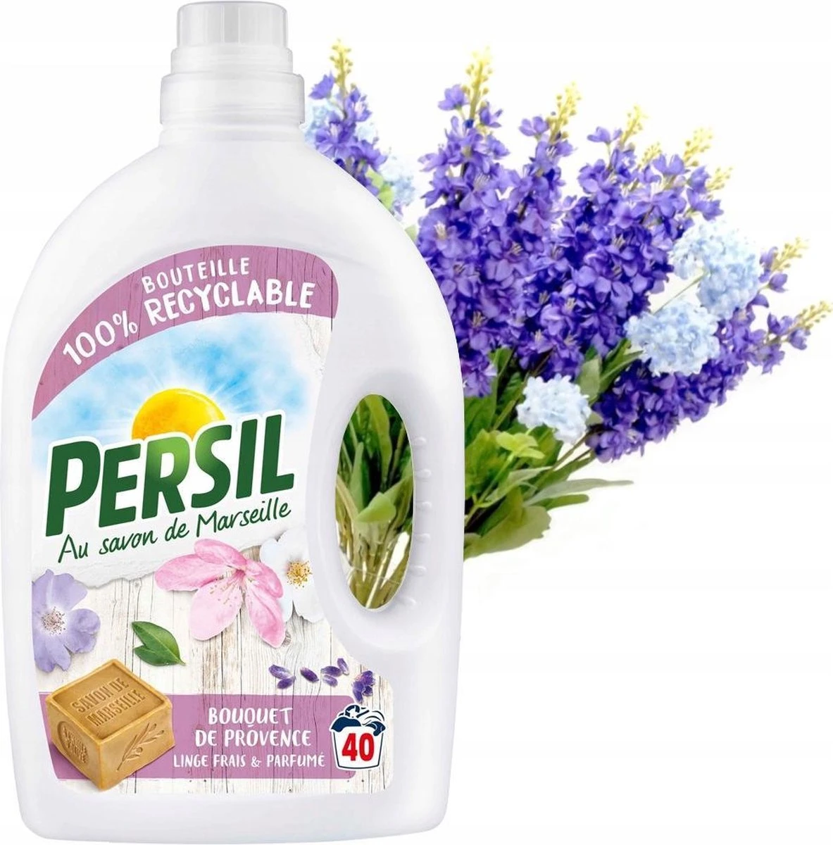 Persil® Persil Bouquet De Provence - 40 Wasbeurten - Fles Vloeibaar Wasmiddel Met Marseillezeep - Plantaardig 1 Persil® Persil Bouquet De Provence - 40 Wasbeurten - Fles Vloeibaar Wasmiddel Met Marseillezeep - Plantaardig