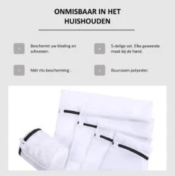 Merkloos Waszakken | Set Van 5 Waszakjes Met Rits - Waszak - Wasnet - Kledingzakjes - BH Was Zakjes - Laundry Bag Set Voor Ondergoed - Kleding - Delicaat Wasgoed - Wasmachine Zakjes - Wasgoed -Wasbenodigdheden Winkel 1192x1200 3