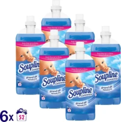 Soupline Hemels Fris Geconcentreerde Wasverzachter 6 X 52 Wasbeurten - Voordeelverpakking