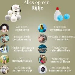 Goodlifehacks Originele XL 6 Stuks Drogerballen - Wasbollen - Wasverzachter - Zero Waste Dryerballs - Duurzaam - Herbruikbare Droogballen - Wit & Grijs - Energie Besparen -Wasbenodigdheden Winkel 1198x1200 29