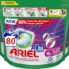 Ariel All In 1 Wasmiddel Pods + Extra Vezelbescherming - Voordeelverpakking 2x40 Wasbeurten