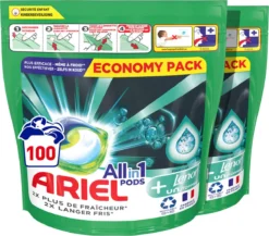 Ariel All In 1 Wasmiddel Pods + Touch Of Lenor Unstoppables - 2x50 Wasbeurten - Voordeelverpakking