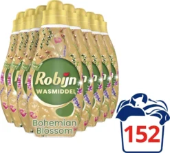 Robijn Klein & Krachtig Color Bohemian Blossom Vloeibaar Wasmiddel - 8 X 19 Wasbeurten - Voordeelverpakking -Wasbenodigdheden Winkel 1200x1080