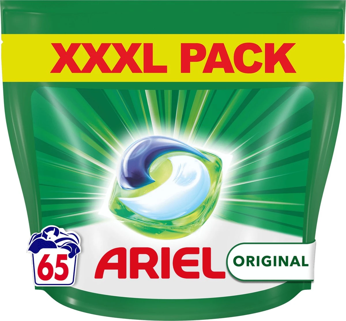 Ariel All In 1 Wasmiddel Pods Original Wit - 65 Wasbeurten 1 Ariel All In 1 Wasmiddel Pods Original Wit - 65 Wasbeurten