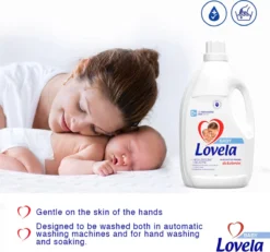 Lovela Baby - Hypoallergeen Wasmiddel Voor Het Wassen Van Gekleurde Baby- En Kinderkleding - 1.45 Liter -Wasbenodigdheden Winkel 1200x1120 1