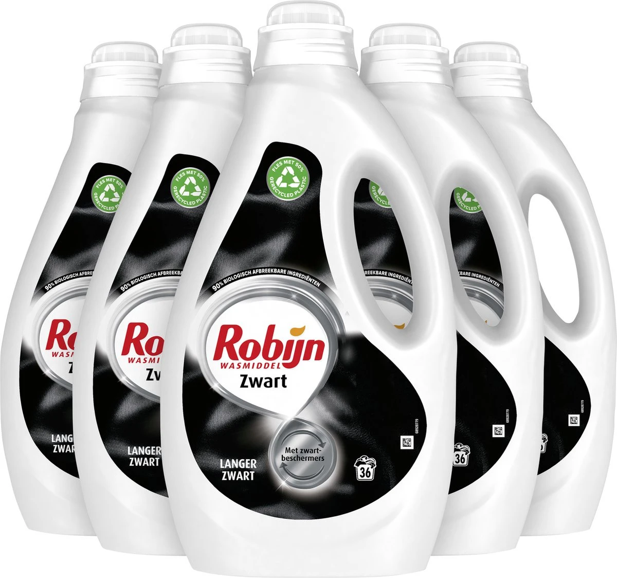 Robijn Black Vloeibaar Wasmiddel - 5 X 36 Wasbeurten - Voordeelverpakking 2 Robijn Black Vloeibaar Wasmiddel - 5 X 36 Wasbeurten - Voordeelverpakking - Afbeelding 2