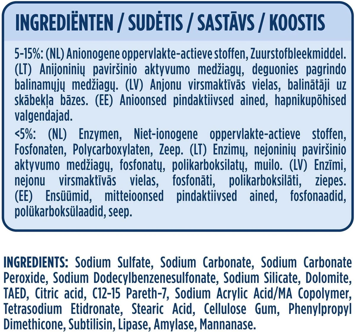 Neutral 0% Wit Parfumvrij Waspoeder - 45 Wasbeurten - Wasmiddel 5 Neutral 0% Wit Parfumvrij Waspoeder - 45 Wasbeurten - Wasmiddel - Afbeelding 5