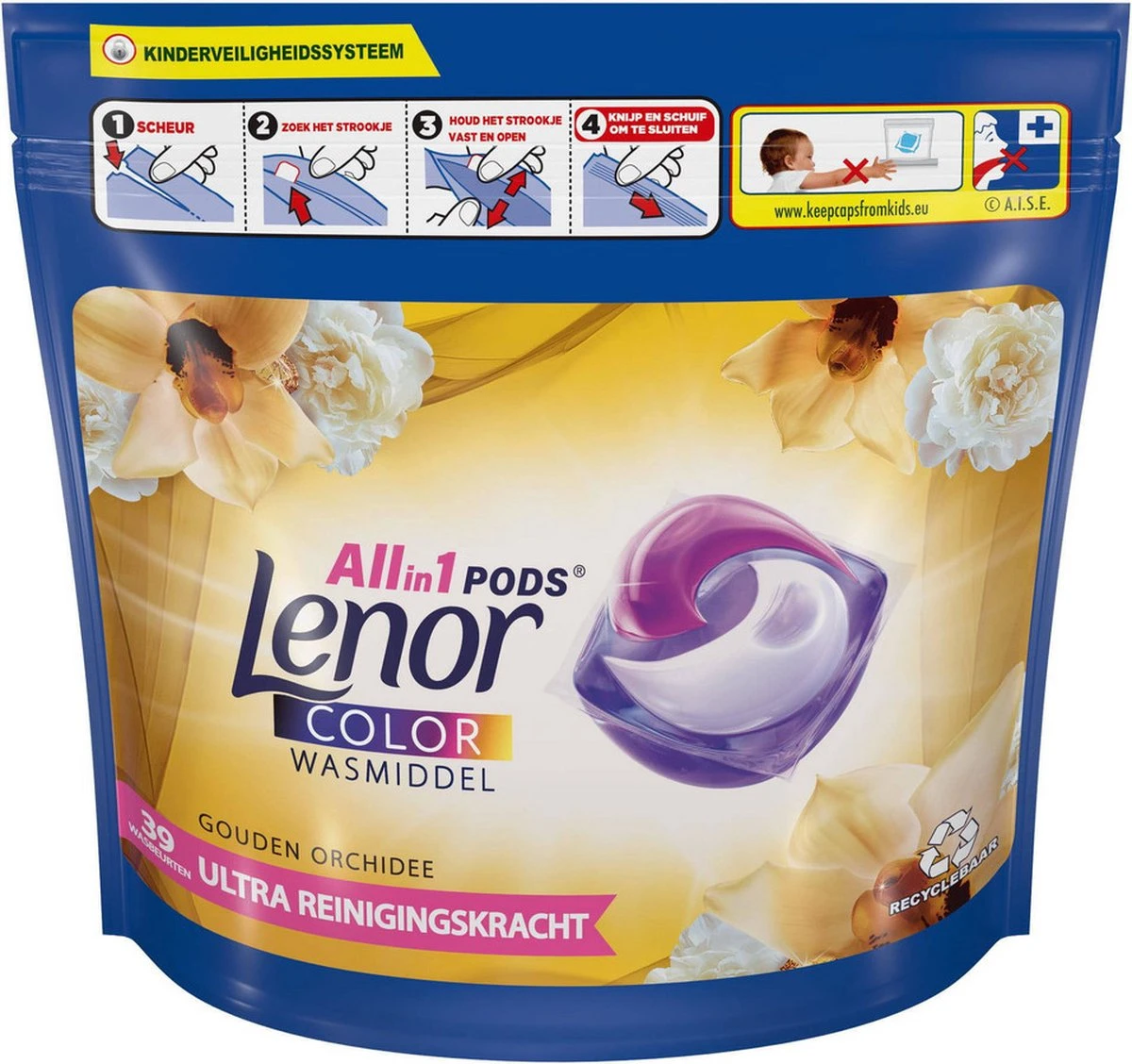 Lenor Allin1 PODS - Wasmiddelcapsules - Gold Orchid - 39 Wasbeurten 1 Lenor Allin1 PODS - Wasmiddelcapsules - Gold Orchid - 39 Wasbeurten