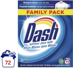 Dash Waspoeder Original Wit - Wasmiddel - 72 Wasbeurten - Voordeelverpakking 5 Dash Waspoeder Original Wit - Wasmiddel - 72 Wasbeurten - Voordeelverpakking -Wasbenodigdheden Winkel 1200x1130