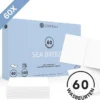 Cosmeau Wasstrips 60 Wasbeurten Zeebries Wasmiddel Wasvellen Wasdoekjes Detergent Sheets Eco Laundry Strips - Plasticvrij Biologisch Eco