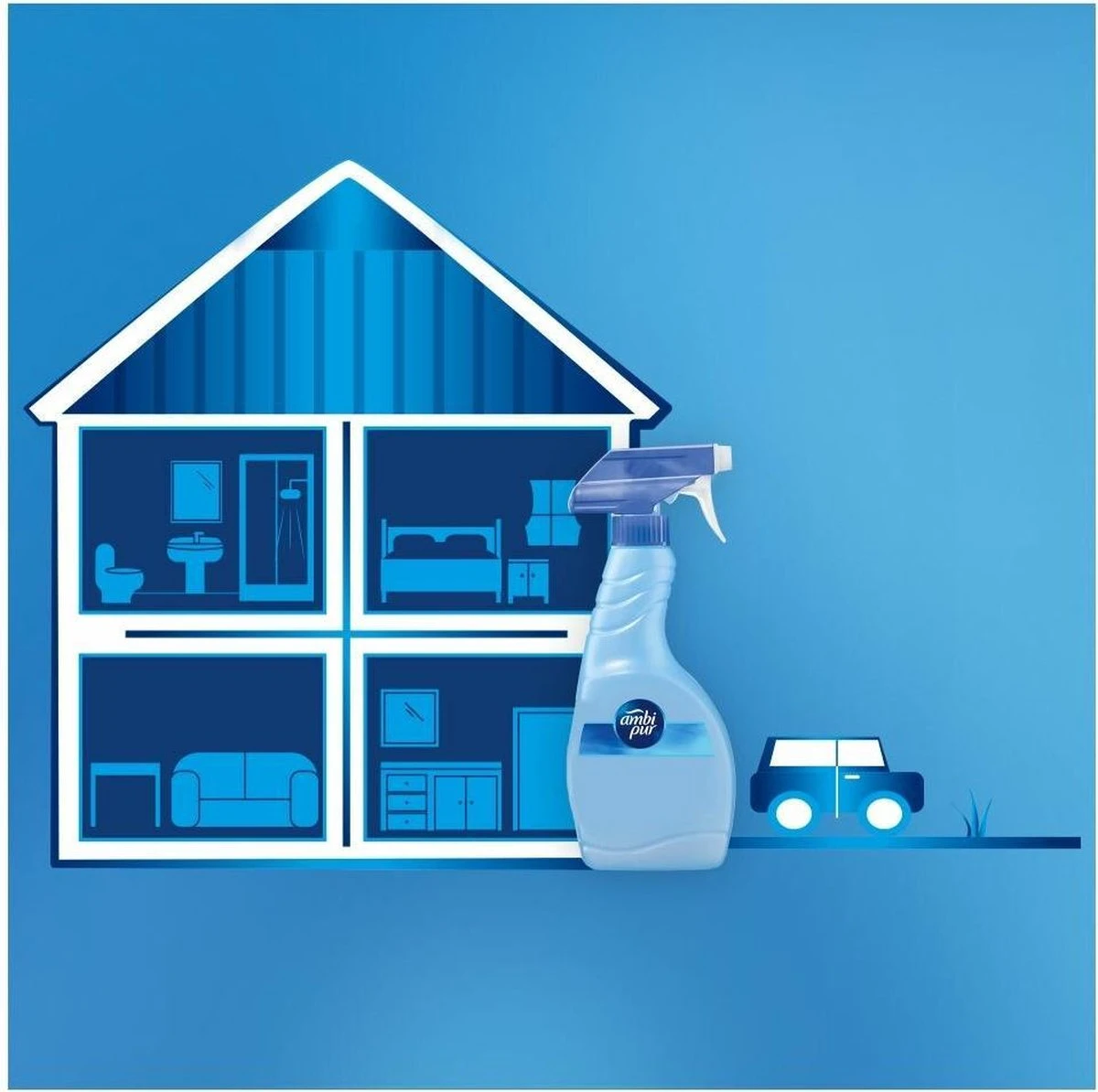 Ambi Pur Classic - 500ml - 8 Stuks - Textielverfrisser 8 Ambi Pur Classic - 500ml - 8 Stuks - Textielverfrisser - Afbeelding 8