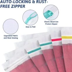 BOTC Waszakken - Wasnetten - Set Van 5 - Bescherm Je Wasgoed En Wasmachine - Transparant -Wasbenodigdheden Winkel 1200x1197 24