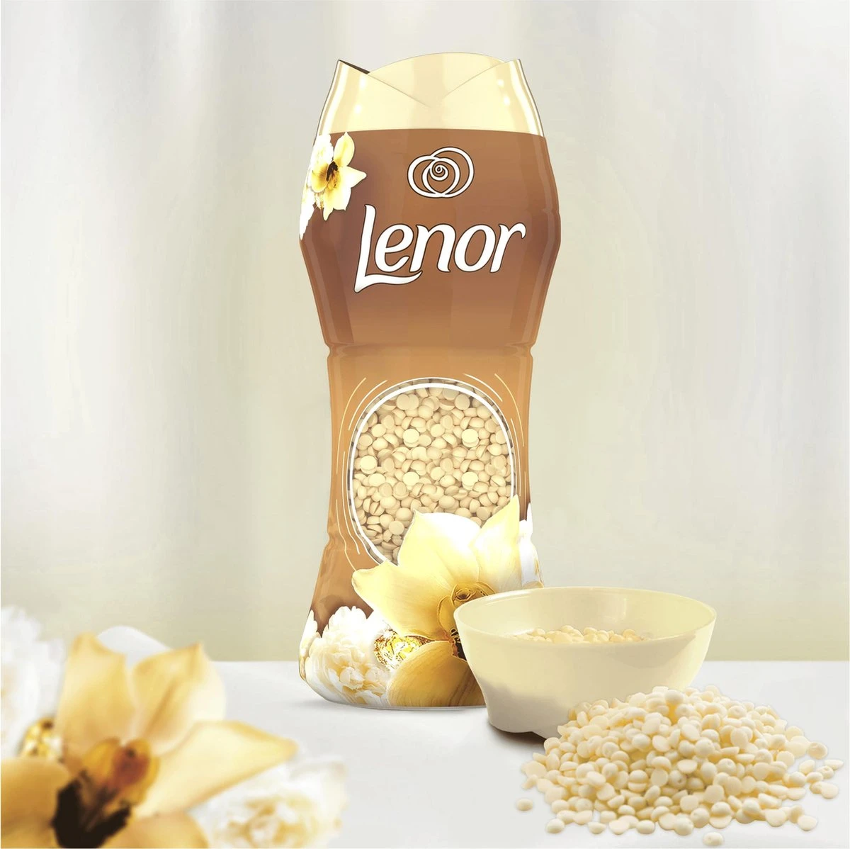 Lenor Geurbooster Gouden Orchidee - Geurparels - 6x11 Wasbeurten - Voordeelverpakking 5 Lenor Geurbooster Gouden Orchidee - Geurparels - 6x11 Wasbeurten - Voordeelverpakking - Afbeelding 5