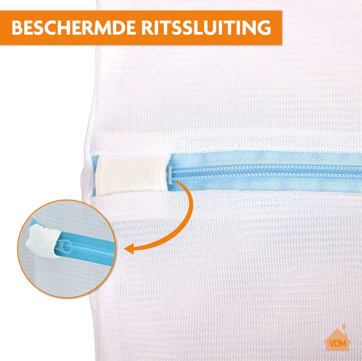 LaundrySpecialist Waszakken Voor Wasgoed - Set Van 3 Stuks - Ook Te Gebruiken Als Travel Organizer 3 LaundrySpecialist Waszakken Voor Wasgoed - Set Van 3 Stuks - Ook Te Gebruiken Als Travel Organizer - Afbeelding 3