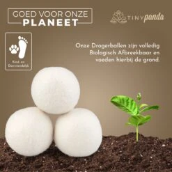 Merkloos Droger Ballen XL 8 Stuks – Zero Waste Dryer Balls - Duurzaam – Wasverzachter – Herbruikbare Drogerballen – Droogt De Was Sneller – Tiny Panda -Wasbenodigdheden Winkel 1200x1199 62