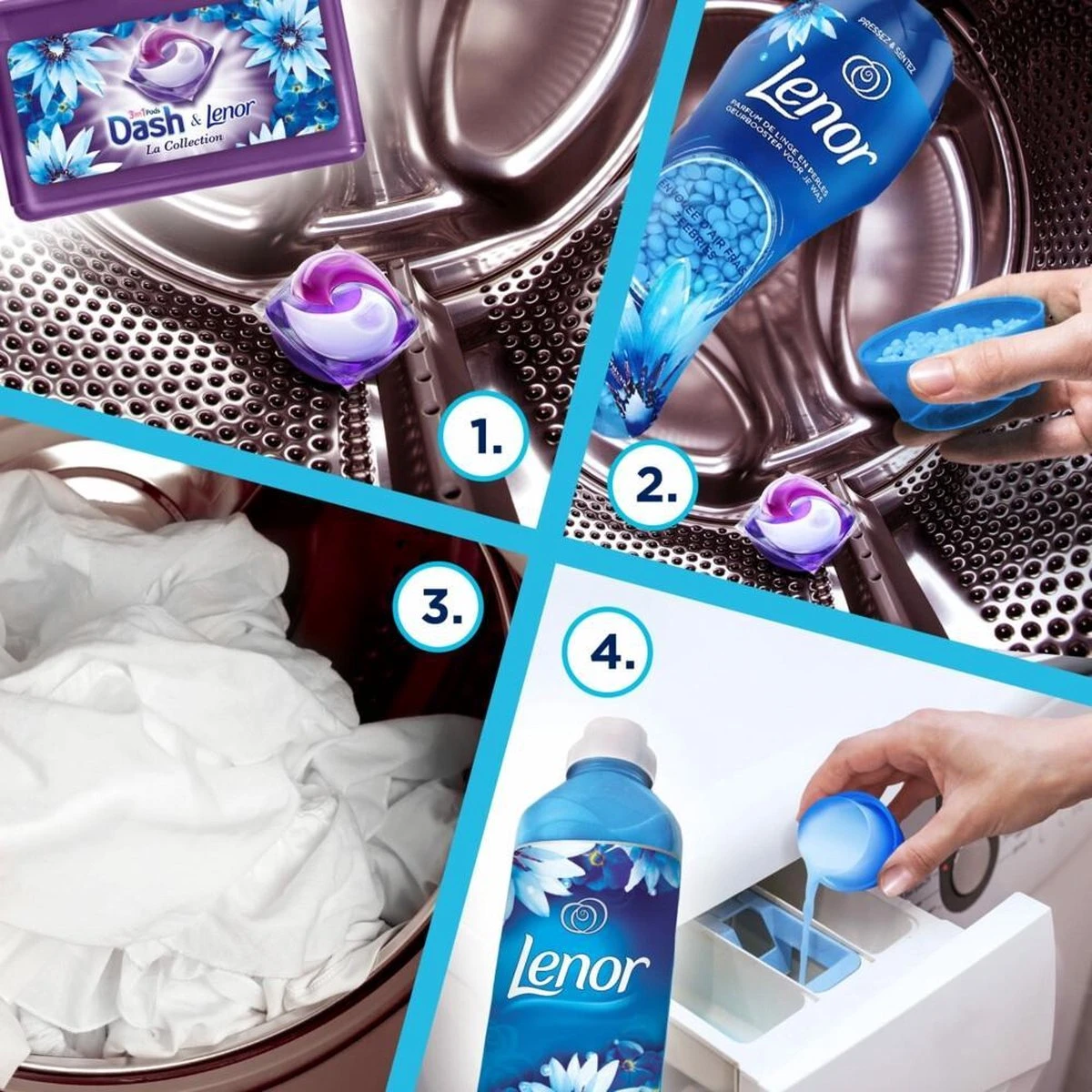 LENOR ZEEBRIES 12 X 900ML 3 LENOR ZEEBRIES 12 X 900ML - Afbeelding 3