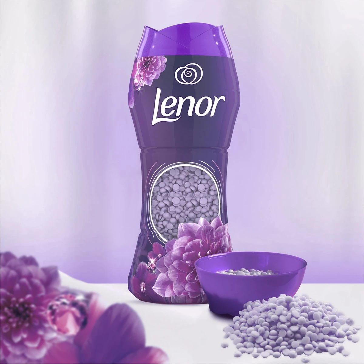 Lenor Amethist En Bloemen - In-Wash Geurbooster - Voordeelverpakking 6 X 16 Wasbeurten 6 Lenor Amethist En Bloemen - In-Wash Geurbooster - Voordeelverpakking 6 X 16 Wasbeurten - Afbeelding 6
