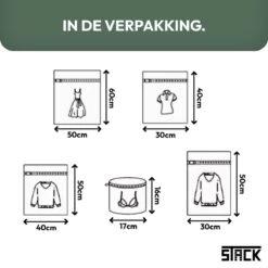 Merkloos Waszakken | Set Van 5 Waszakjes Met Rits - Waszak - Wasnet - Kledingzakjes - BH Was Zakjes - Laundry Bag Set Voor Ondergoed - Kleding - Delicaat Wasgoed - Wasmachine Zakjes - Wasgoed -Wasbenodigdheden Winkel 1200x1200 1407