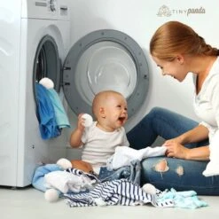 Merkloos Droger Ballen XL 6 Stuks Inclusief Lavendelolie – Zero Waste Dryer Balls - Duurzaam – Wasverzachter – Herbruikbare Drogerballen – Droogt De Was Sneller – Tiny Panda -Wasbenodigdheden Winkel 1200x1200 1422