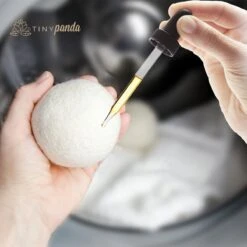 Merkloos Droger Ballen XL 8 Stuks – Zero Waste Dryer Balls - Duurzaam – Wasverzachter – Herbruikbare Drogerballen – Droogt De Was Sneller – Tiny Panda -Wasbenodigdheden Winkel 1200x1200 1439