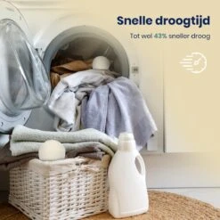 Wooly Drogerballen - 6 Wasdroger Ballen - Duurzaam - Wol - Herbruikbare Wasballen - Wasbol - Wasverzachter 14 Wooly Drogerballen - 6 Wasdroger Ballen - Duurzaam - Wol - Herbruikbare Wasballen - Wasbol - Wasverzachter -Wasbenodigdheden Winkel 1200x1200 1446