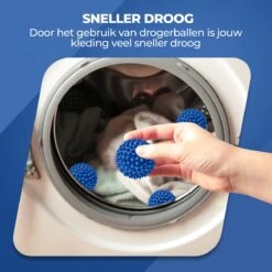 Roegaarden Drogerballen - Wasbollen - 6 Stuks - Siliconen - Sneller Droog - Anti-kreuk -Wasbenodigdheden Winkel 1200x1200 1452