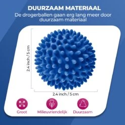Roegaarden Drogerballen - Wasbollen - 6 Stuks - Siliconen - Sneller Droog - Anti-kreuk -Wasbenodigdheden Winkel 1200x1200 1453