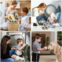 Drogerballen 6 Stuks - Wasbol - Droogballen - Herbruikbare Wasbollen - Wasverzachter - Wasdrogerballen - Doseerbol -Wasbenodigdheden Winkel 1200x1200 1494