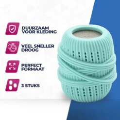 Roegaarden Drogerballen - Droogballen - Met Spons - Duurzaam - Sneller Droog 10 Roegaarden Drogerballen - Droogballen - Met Spons - Duurzaam - Sneller Droog -Wasbenodigdheden Winkel 1200x1200 1522