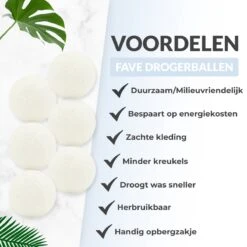 FAVE Drogerballen XL - 6 Stuks - Inclusief Opbergzakje - Wasbol - Wasballen - Doseerbol - Droogballen - Duurzaam 11 FAVE Drogerballen XL - 6 Stuks - Inclusief Opbergzakje - Wasbol - Wasballen - Doseerbol - Droogballen - Duurzaam -Wasbenodigdheden Winkel 1200x1200 1546