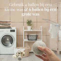 Goodlifehacks Originele XL 6 Stuks Drogerballen - Wasbollen - Wasverzachter - Zero Waste Dryerballs - Duurzaam - Herbruikbare Droogballen - Wit & Grijs - Energie Besparen -Wasbenodigdheden Winkel 1200x1200 1550