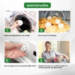 Droger Ballen Wol - Wasdroger Herbruikbare Wollen Droger Ballen - Droogballen Voor Snellere Droogtijd- Set 6 Stuks - Swilix -Wasbenodigdheden Winkel 1200x1200 1557