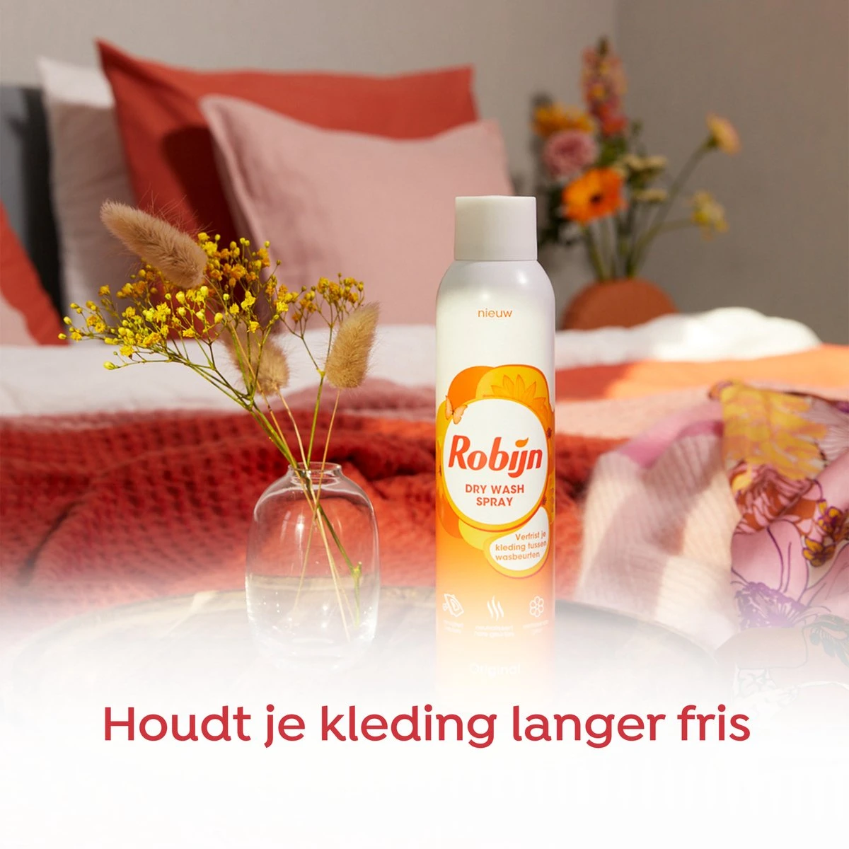 Robijn Original Dry Wash Spray - 6 X 200 Ml - Voordeelverpakking 4 Robijn Original Dry Wash Spray - 6 X 200 Ml - Voordeelverpakking - Afbeelding 4