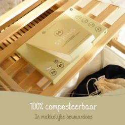 Cosmeau Wasmiddel Wasstrips 120 Wasbeurten Lentefris Wasvellen Wasdoekjes Detergent Sheets Wasdoekjes - Fris Plasticvrij Biologisch Afbreekbaar Eco -Wasbenodigdheden Winkel 1200x1200 217