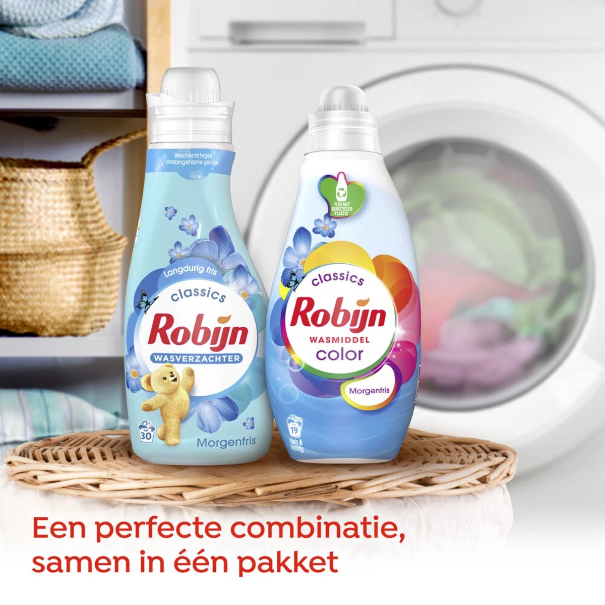 Robijn Morgenfris Wasmiddel En Wasverzachter - 57 Wasbeurten - Voordeelverpakking 7 Robijn Morgenfris Wasmiddel En Wasverzachter - 57 Wasbeurten - Voordeelverpakking - Afbeelding 7