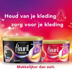 Fleuril Renew Color Caps - Wasmiddel Capsules - Voordeelverpakking - 8 X 12 Wasbeurten -Wasbenodigdheden Winkel 1200x1200 524