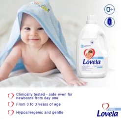 Lovela - Wasmiddel - Hypoallergene Melk - Voor Het Wassen Van Baby & Witte Kleding - 4,5l 6 Lovela - Wasmiddel - Hypoallergene Melk - Voor Het Wassen Van Baby & Witte Kleding - 4,5l -Wasbenodigdheden Winkel 1200x1200 531