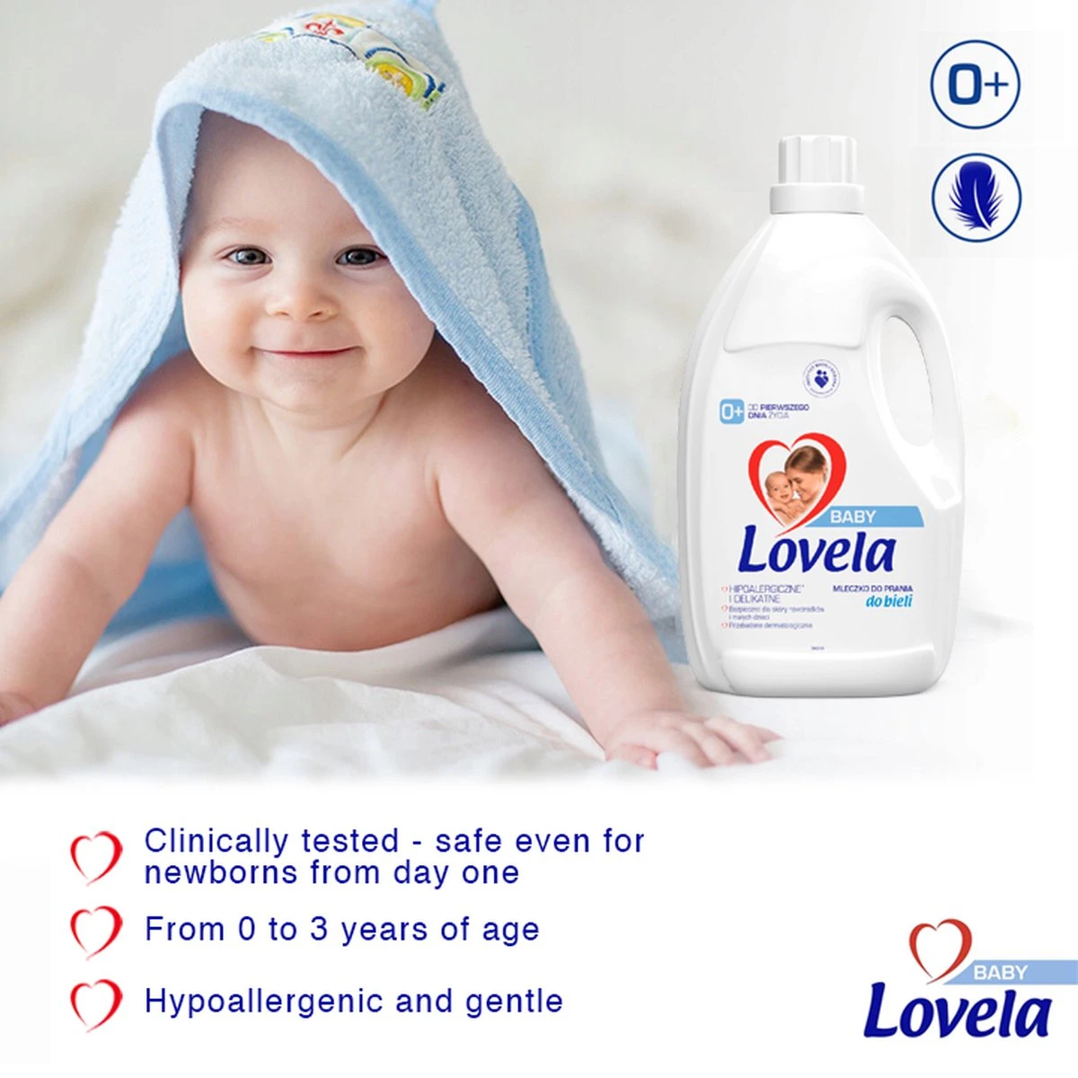 Lovela - Wasmiddel - Hypoallergene Melk - Voor Het Wassen Van Baby & Witte Kleding - 4,5l 2 Lovela - Wasmiddel - Hypoallergene Melk - Voor Het Wassen Van Baby & Witte Kleding - 4,5l - Afbeelding 2