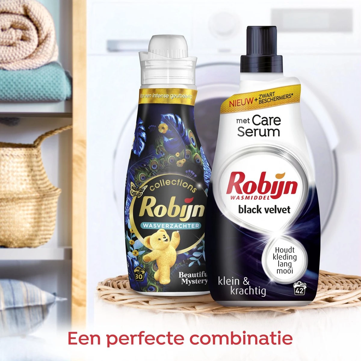 Robijn Klein & Krachtig Black Velvet Vloeibaar Wasmiddel - 2 X 42 Wasbeurten - Voordeelverpakking 3 Robijn Klein & Krachtig Black Velvet Vloeibaar Wasmiddel - 2 X 42 Wasbeurten - Voordeelverpakking - Afbeelding 3