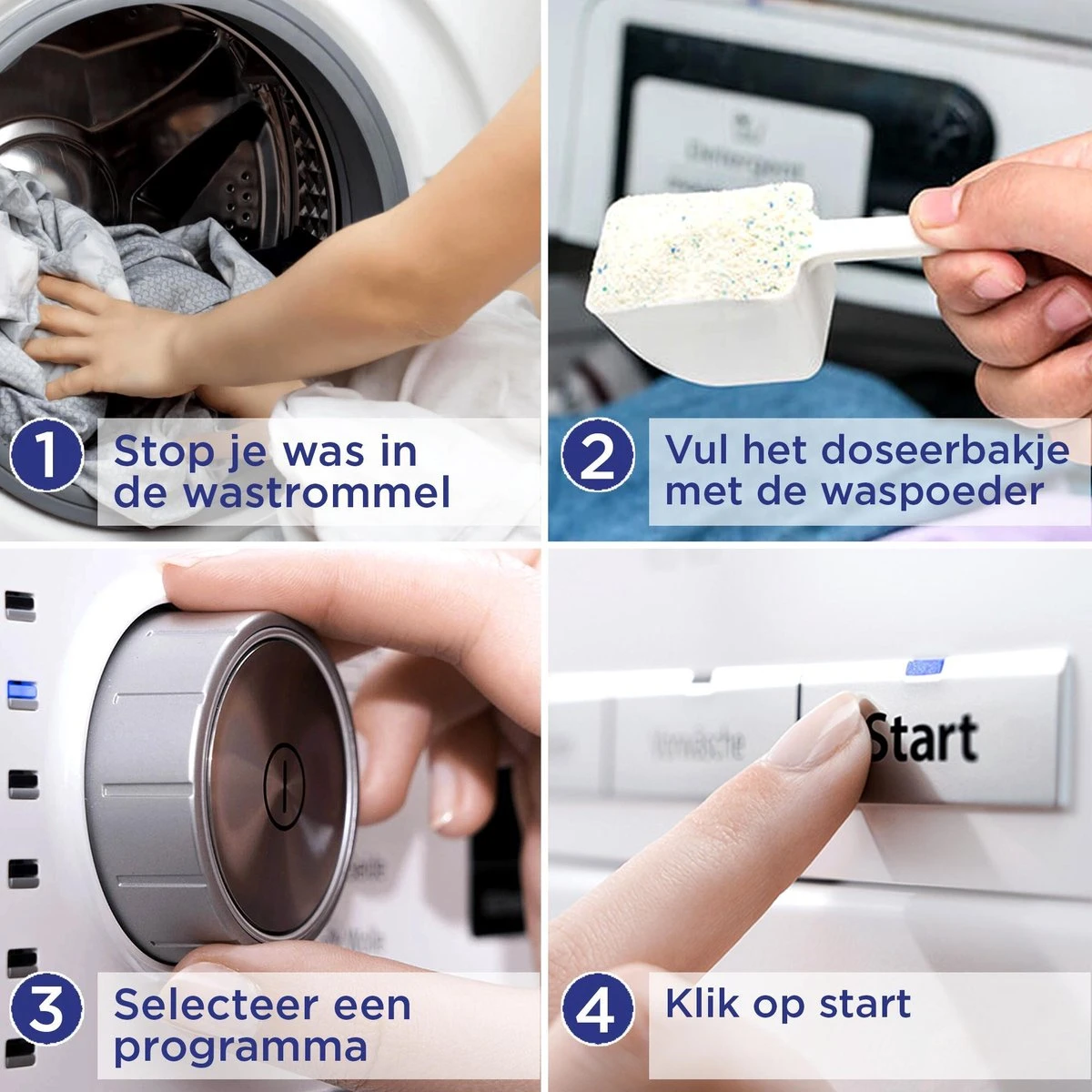 Witte Reus Waspoeder - Halfjaarverpakking - 90 Wasbeurten 3 Witte Reus Waspoeder - Halfjaarverpakking - 90 Wasbeurten - Afbeelding 3