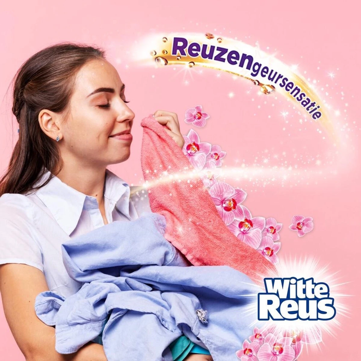 Witte Reus Vloeibaar Wasmiddel Frisse Reus Gel Orchidee Macadamia 1 Liter 4 Witte Reus Vloeibaar Wasmiddel Frisse Reus Gel Orchidee Macadamia 1 Liter - Afbeelding 4