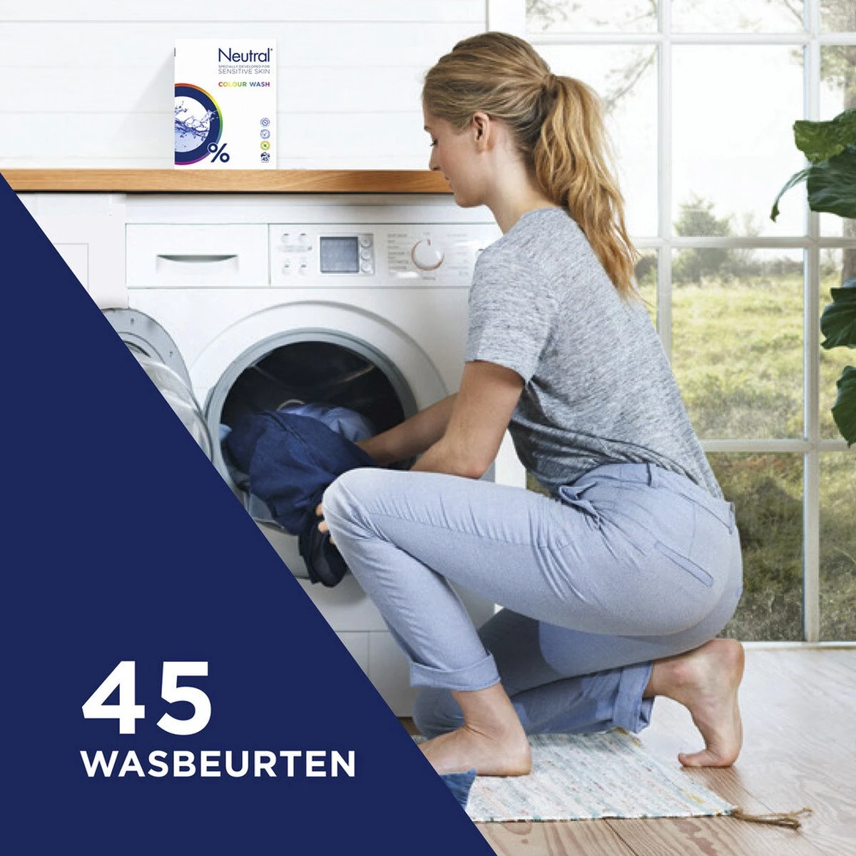 Neutral Waspoeder Kleur - Dermatologisch Getest, Parfumvrij En Hypoallergeen - 4 X 45 Wasbeurten 8 Neutral Waspoeder Kleur - Dermatologisch Getest, Parfumvrij En Hypoallergeen - 4 X 45 Wasbeurten - Afbeelding 8