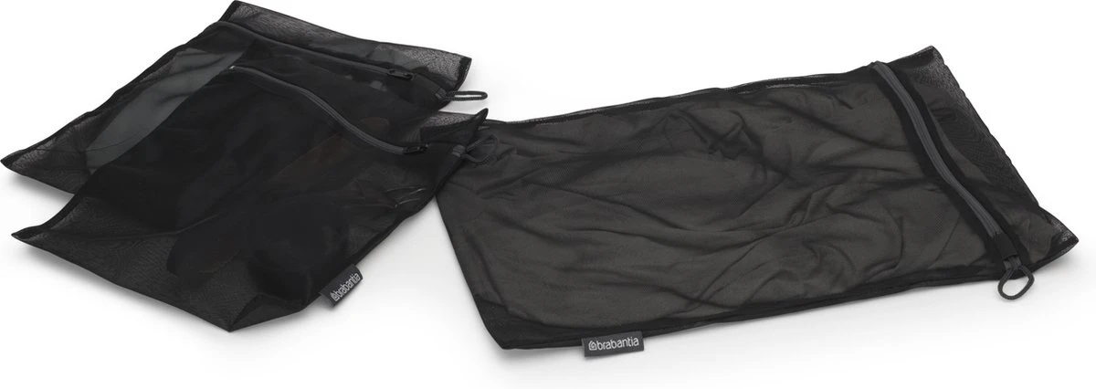 Brabantia Waszakjes In 2 Maten - Set Van 3 - Black 3 Brabantia Waszakjes In 2 Maten - Set Van 3 - Black - Afbeelding 3