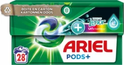 Ariel Wasmiddel Pods +Touch Van Lenor Unstoppables - Kleur - 4 X 28 Wasbeurten Voordeelverpakking -Wasbenodigdheden Winkel 1200x636 3