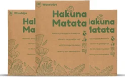 Hakuna Matata Wasmiddel 96 - Compressed - Wasstrips - Voordeelverpakking - Eco Wasmiddel Wit En Kleur - Laundry Strips